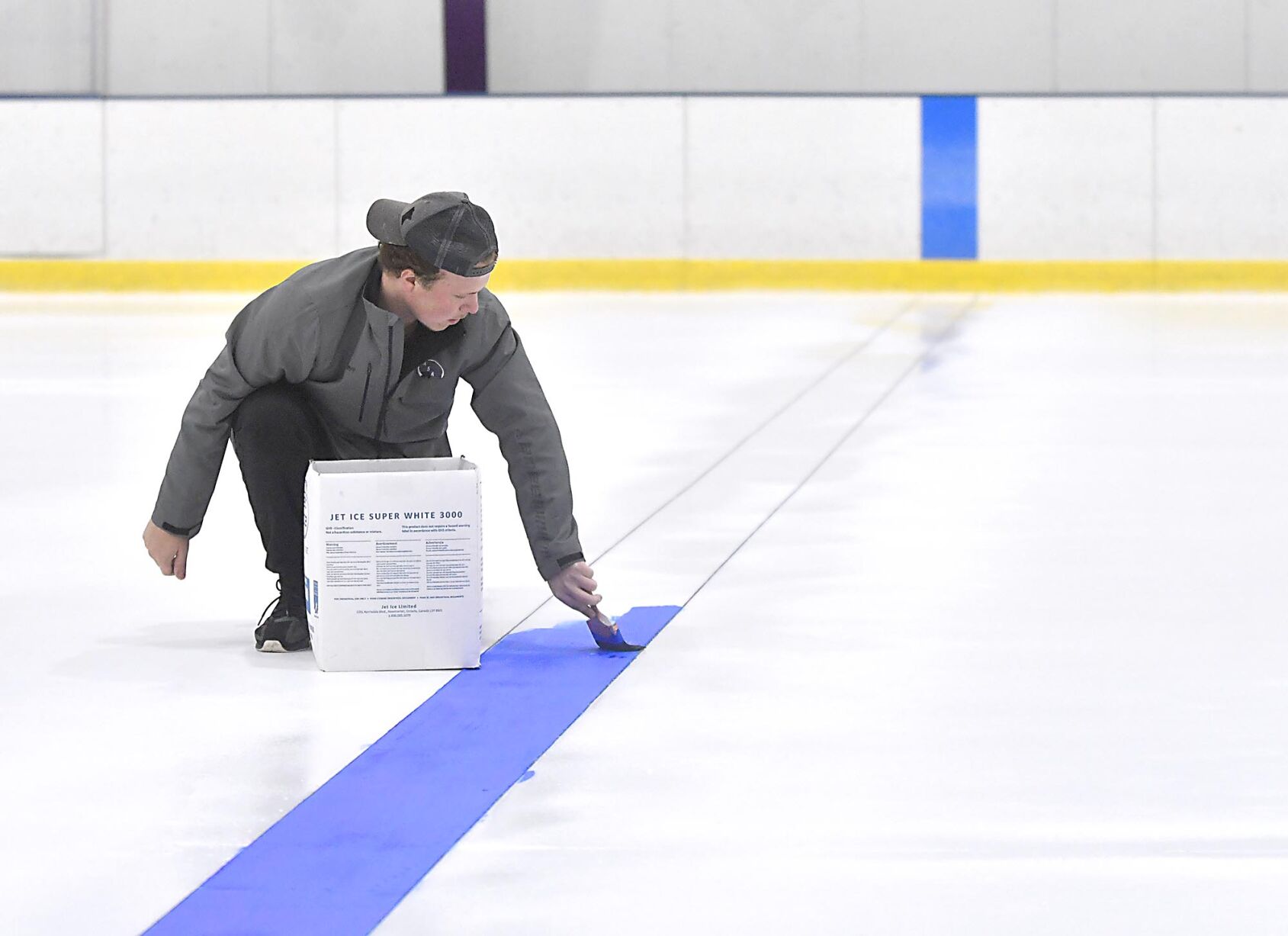 All Seasons Arena rink prep 1